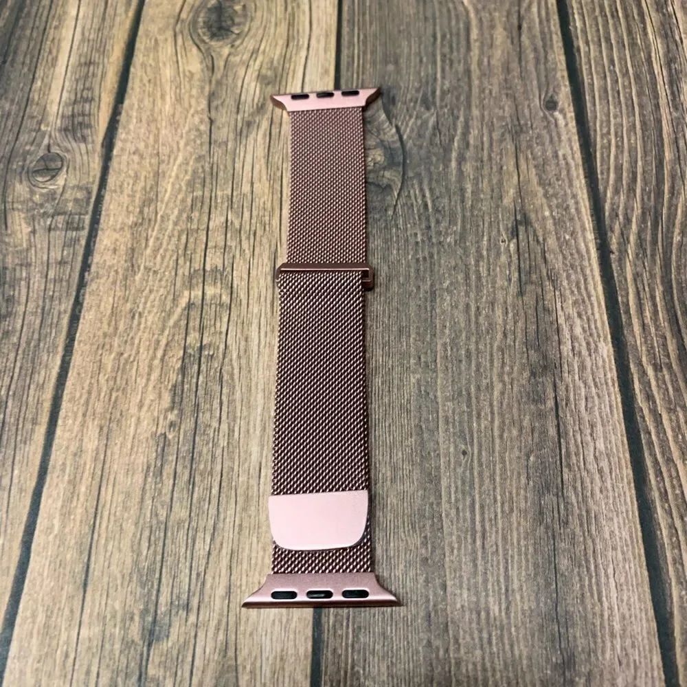 Pink Mesh Watch Band‎